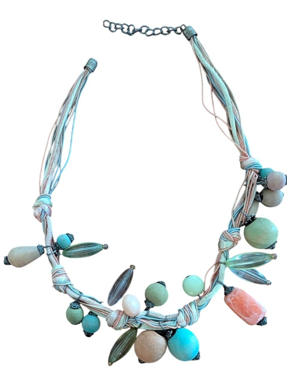 Turquoise Multi-Bead Statement Necklace